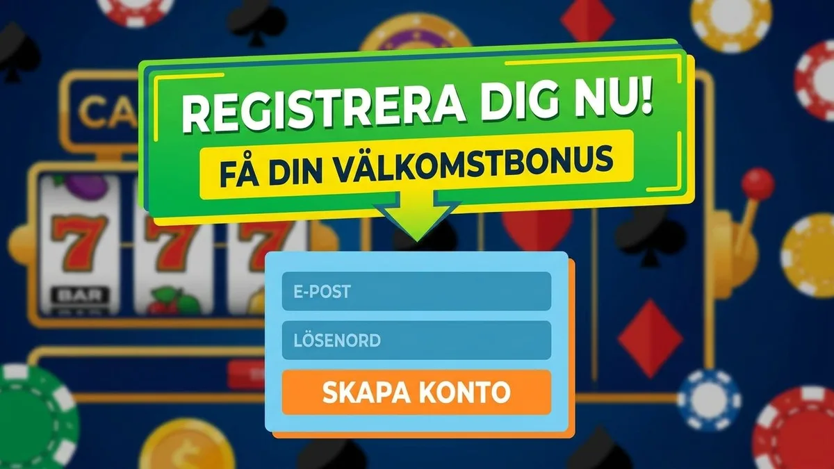 Registrera dig med bonus