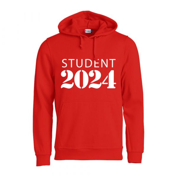 Jailbreak Student 2024 Hoodie Röd